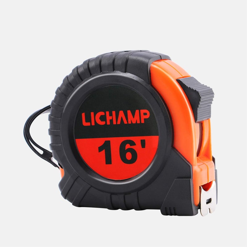 LICHAMP Tape Measure 16 ft, 6 Pack Bulk Easy Read Measuring Tape Retractable with Fractions 1/8, Measurement Tapes 16-Foot by 3/4-Inch - Image 3